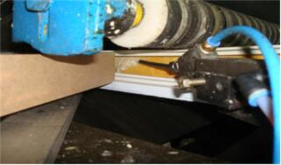Rockwool glue spraying and PU edge sealing system