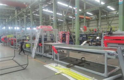 SP-7 rockwool/EPS Sandwich panel production line